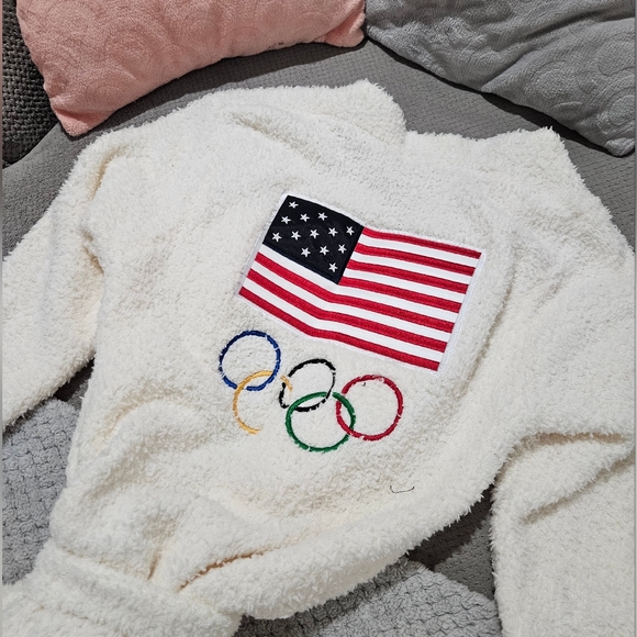 SKIMS COZY ROBE USA OLYMPIC GAMES US FLAG - Picture 5 of 5
